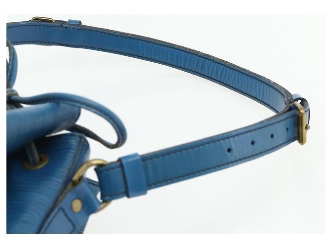 Noe LOUIS VUITTON Borsa a Spalla Petit Noé Epi Blu M44105 LV Auth YKZ1244 - vista 8