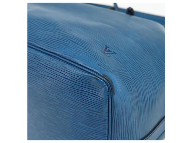 Noe LOUIS VUITTON Borsa a Spalla Petit Noé Epi Blu M44105 LV Auth YKZ1244 - vista 9