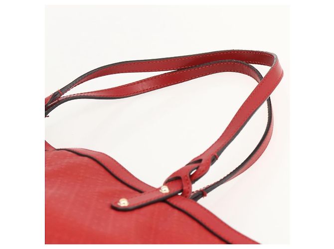 Borsa Tote Diamante GUCCI PVC Rossa Oro 247209 Auth 175652 Rosso D'oro - vista 8