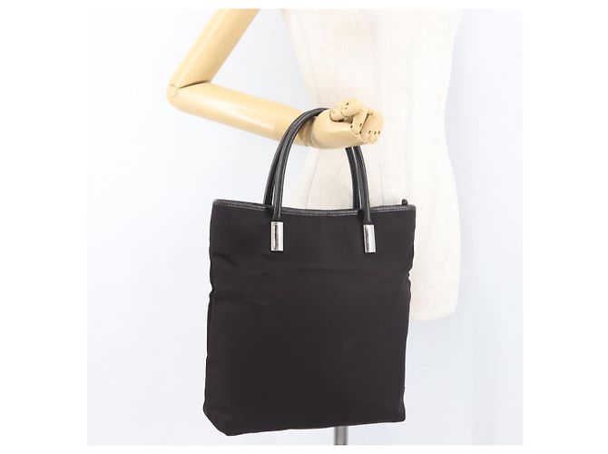 Borsa Tote GUCCI in tela marrone argento 002 2123 0458 Auth 175706 - vista 22