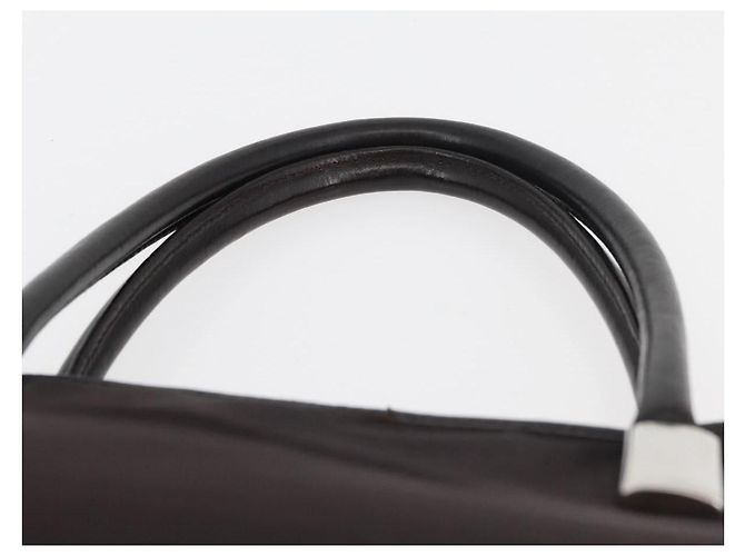 Borsa Tote GUCCI in tela marrone argento 002 2123 0458 Auth 175706 - vista 8