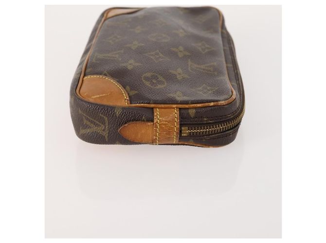 LOUIS VUITTON Clutch Monogram Damier Graphite 3 Pezzi LV Auth BA12165 Damier ebene - vista 4
