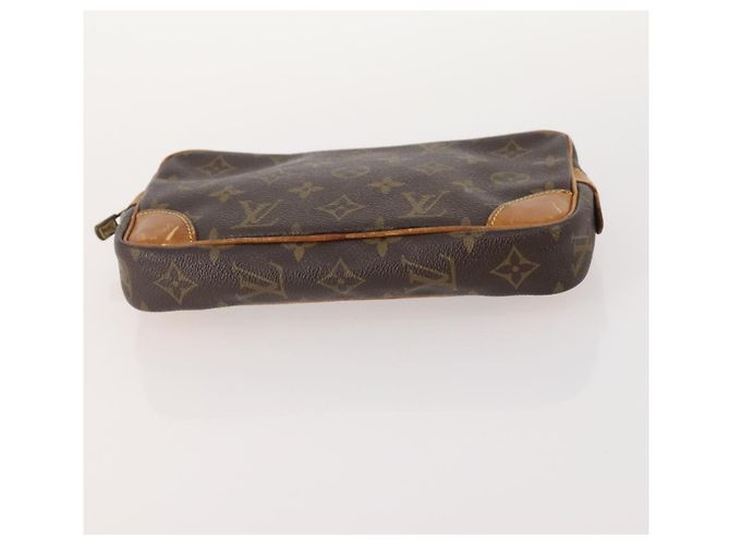 LOUIS VUITTON Clutch Monogram Damier Graphite 3 Pezzi LV Auth BA12165 Damier ebene - vista 6