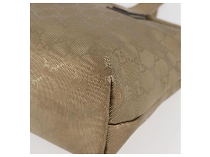 Borsa tote GG Implementation in PVC dorato GUCCI 211138 Auth 175419 D'oro - vista 14
