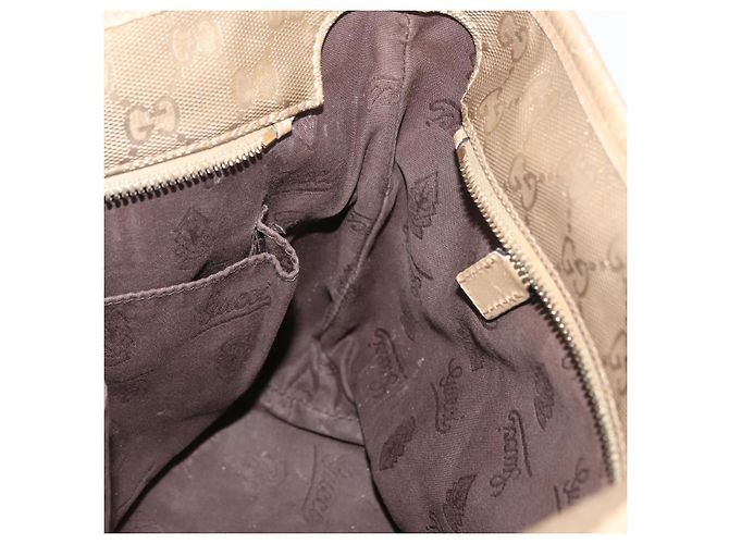 Borsa tote GG Implementation in PVC dorato GUCCI 211138 Auth 175419 D'oro - vista 20
