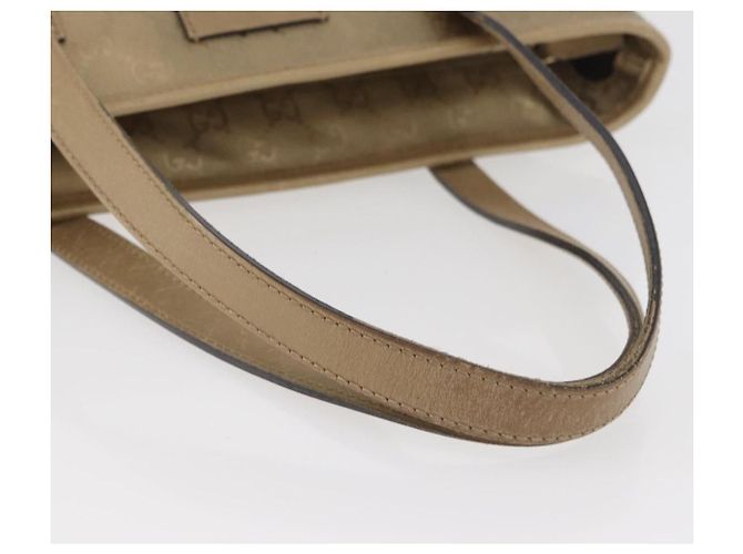 Borsa tote GG Implementation in PVC dorato GUCCI 211138 Auth 175419 D'oro - vista 7