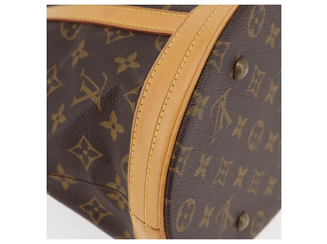 LOUIS VUITTON Borsa a Spalla Monogram Bucket GM M42236 LV Auth am11411 Monogramma - vista 15