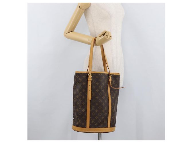 LOUIS VUITTON Borsa a Spalla Monogram Bucket GM M42236 LV Auth am11411 Monogramma - vista 25