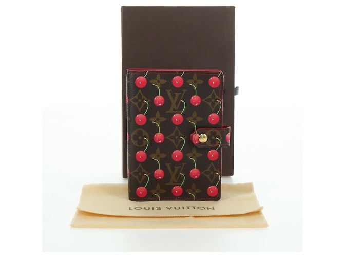LOUIS VUITTON Monogramm Kirsche Agenda PM Planerhülle Rot R21023 Auth YKZ1374SM - Ansicht 12