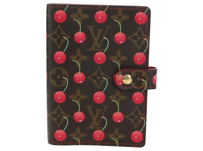 LOUIS VUITTON Monogramm Kirsche Agenda PM Planerhülle Rot R21023 Auth YKZ1374SM - Ansicht 13