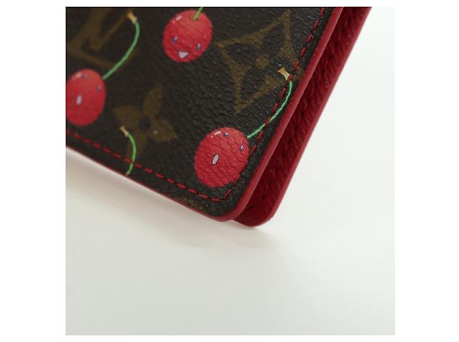 LOUIS VUITTON Monogramm Kirsche Agenda PM Planerhülle Rot R21023 Auth YKZ1374SM - Ansicht 14