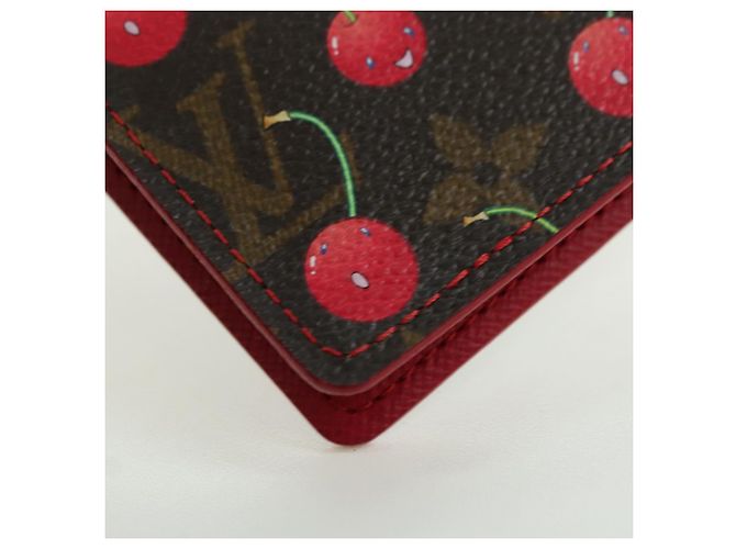 LOUIS VUITTON Monogramm Kirsche Agenda PM Planerhülle Rot R21023 Auth YKZ1374SM - Ansicht 15