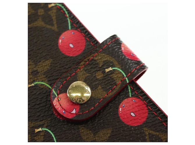 LOUIS VUITTON Monogramm Kirsche Agenda PM Planerhülle Rot R21023 Auth YKZ1374SM - Ansicht 17