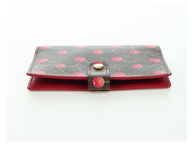 LOUIS VUITTON Monogramm Kirsche Agenda PM Planerhülle Rot R21023 Auth YKZ1374SM - Ansicht 3