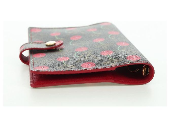 LOUIS VUITTON Monogramm Kirsche Agenda PM Planerhülle Rot R21023 Auth YKZ1374SM - Ansicht 5