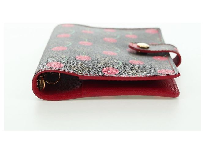 LOUIS VUITTON Monogramm Kirsche Agenda PM Planerhülle Rot R21023 Auth YKZ1374SM - Ansicht 6