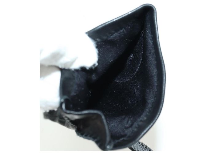 Hermès HERMES Kelly Handschuhe aus Leder Größe 7 Schwarz Auth yk20238M - Ansicht 12