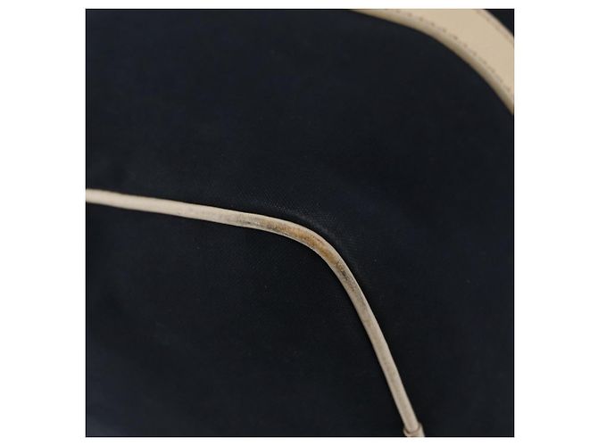Borsa Boston FENDI in tela blu navy argento autentica ti3849 - vista 15