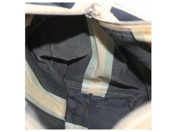 Borsa Boston FENDI in tela blu navy argento autentica ti3849 - vista 20