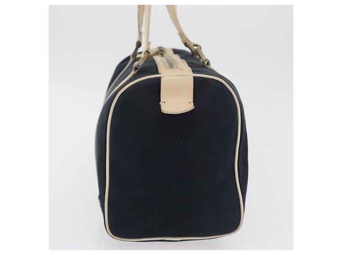 Borsa Boston FENDI in tela blu navy argento autentica ti3849 - vista 3
