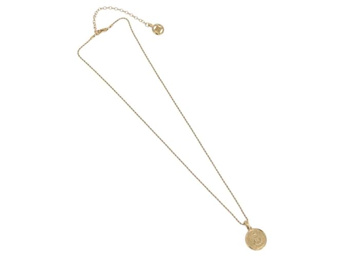 Collana GIVENCHY metallo 3 pezzi tono oro Auth ka3931 - vista 2