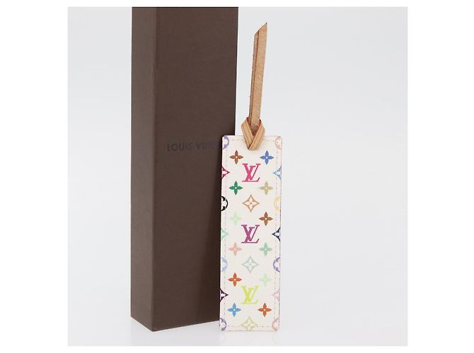 LOUIS VUITTON Multicolor Mark Page Kadu Bookmark White M99196 LV Auth 176092A - view 12
