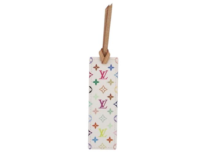 LOUIS VUITTON Multicolor Mark Page Kadu Bookmark White M99196 LV Auth 176092A - view 13