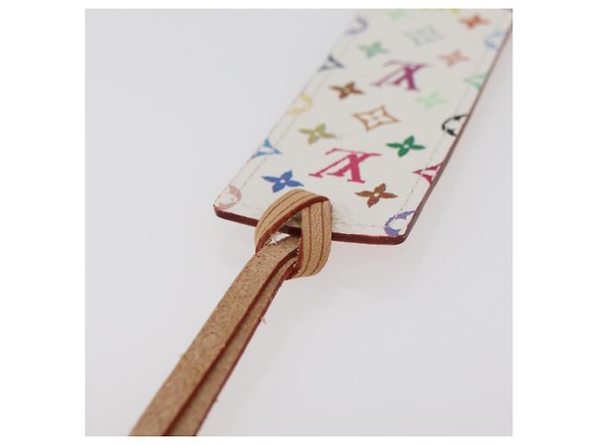 LOUIS VUITTON Multicolor Mark Page Kadu Bookmark White M99196 LV Auth 176092A - view 5