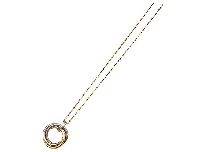 Collana Cartier, "Trinity", tre ori, diamanti. - vista 6