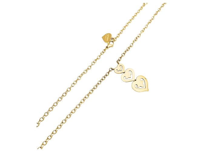 Collana O.J. Perrin, "Cœur Légende", oro giallo. - vista 2