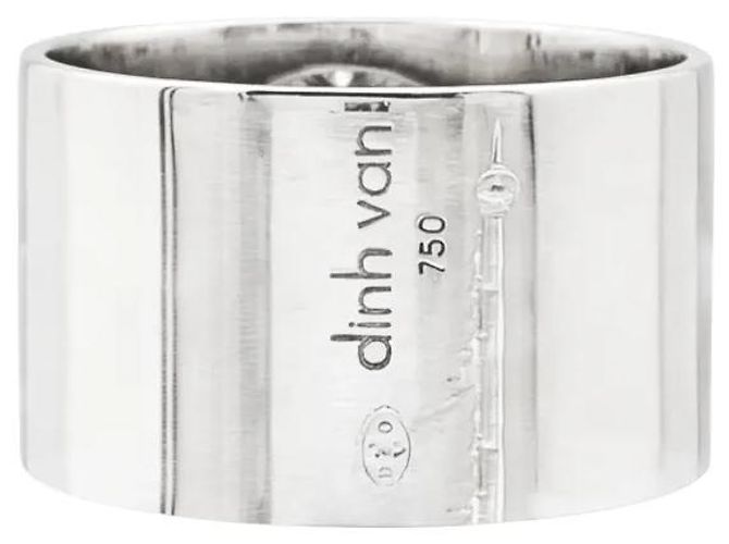 Anello Dinh Van, "Anthea", oro bianco e diamanti. - vista 5
