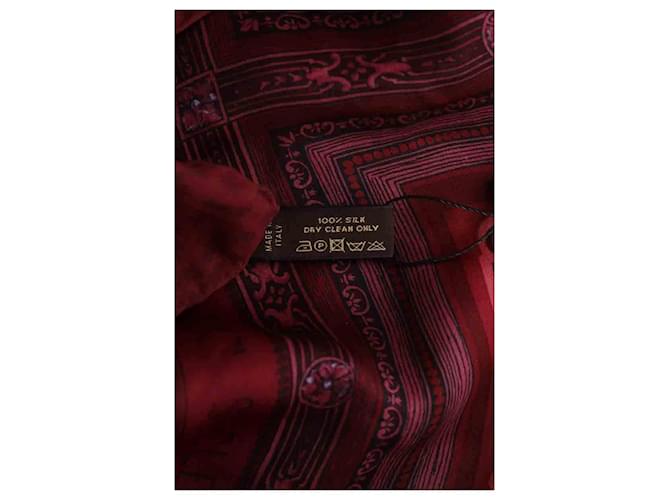 Louis Vuitton Quadrato bordeaux Bordò - vista 7