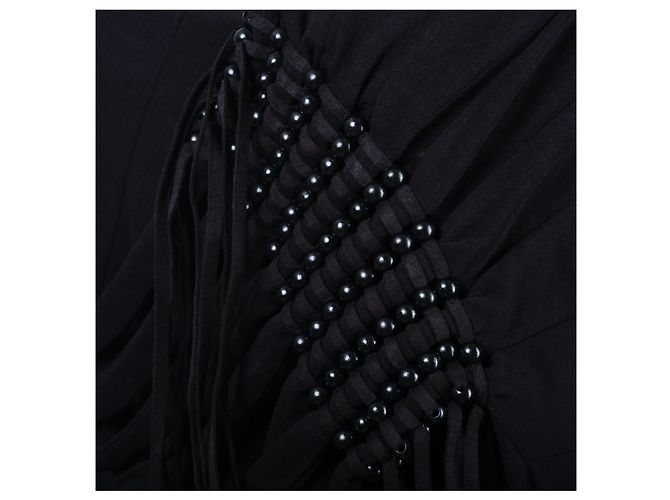 Autre Marque Top negro drapeado Junya Watanabe Comme des Garçons - vista 5
