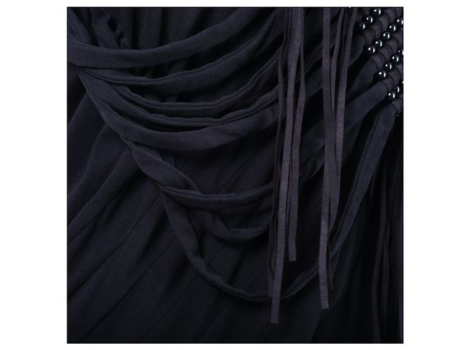 Autre Marque Top negro drapeado Junya Watanabe Comme des Garçons - vista 6