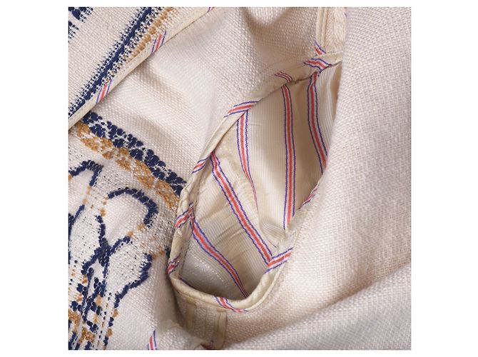 Giacca Etnica Jacquard Beige e Blu Marino Etro - vista 6