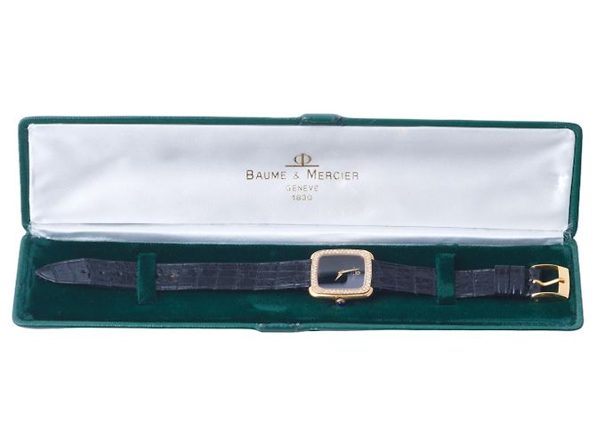 Relógio de pulso em tom de ouro com diamantes Baume & Mercier Genève Dourado - vista 8