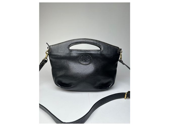 Vintage Givenchy 2Way Ledertasche schwarz - Ansicht 12