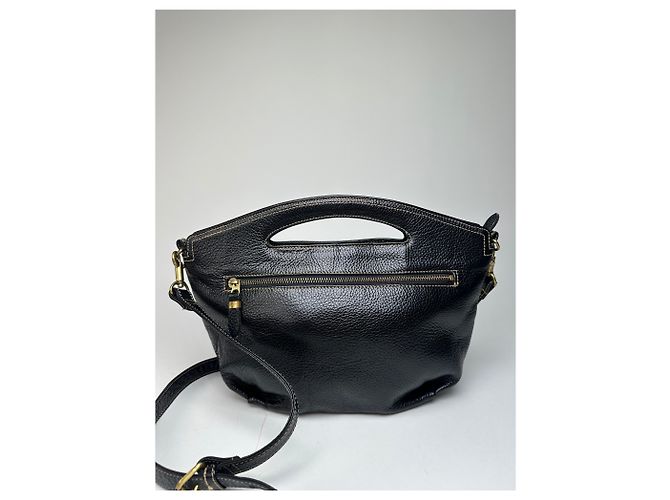 Vintage Givenchy 2Way Ledertasche schwarz - Ansicht 13
