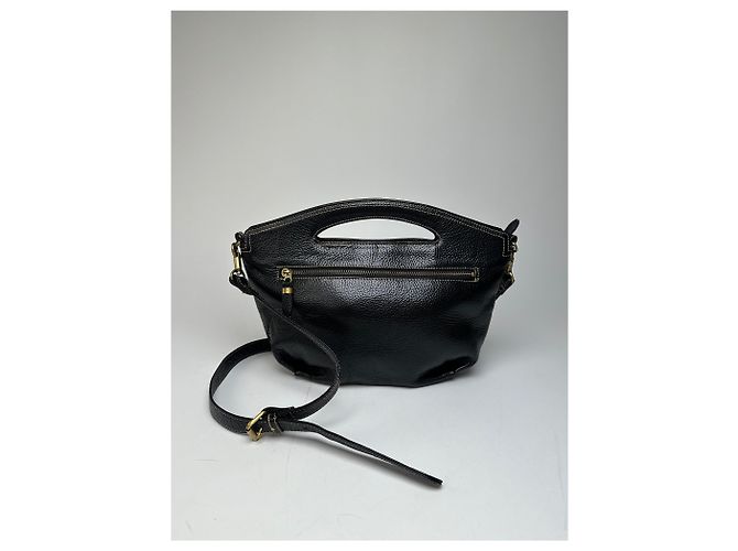 Vintage Givenchy 2Way Ledertasche schwarz - Ansicht 2