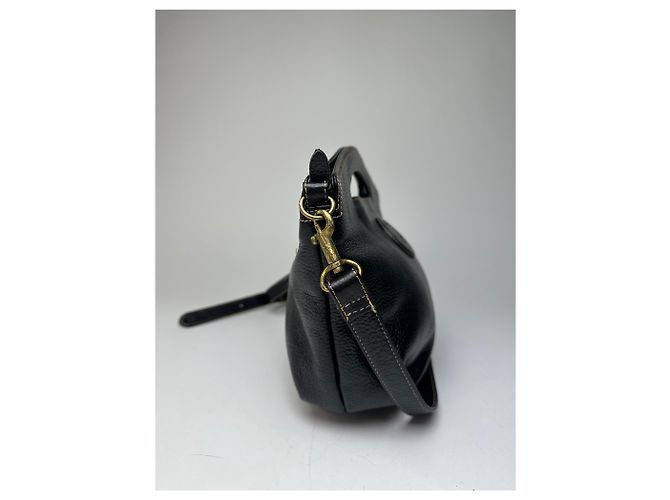 Vintage Givenchy 2Way Ledertasche schwarz - Ansicht 8