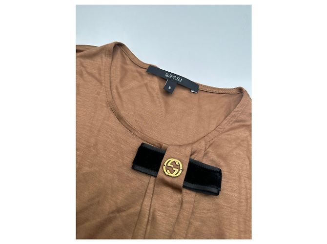 Camicia Gucci GG Vintage Marrone M - vista 7