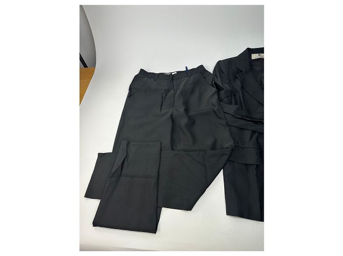 Vintage Givenchy Damen Wollanzug Schwarz 38/M - Ansicht 4
