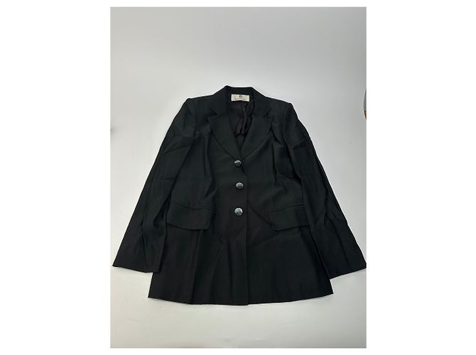 Vintage Givenchy Damen Wollanzug Schwarz 38/M - Ansicht 5