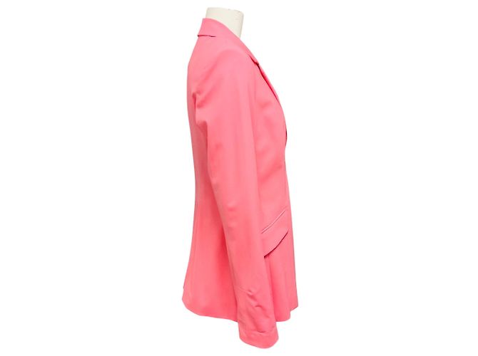 Autre Marque Barbara Lohmann Candy Pink Thora Crepe Two Button Blazer / Jacket - view 2