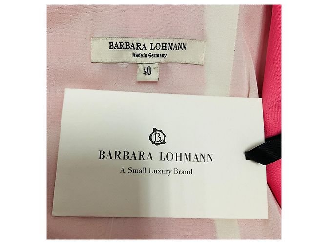Autre Marque Barbara Lohmann Candy Pink Thora Crepe Two Button Blazer / Jacket - view 4