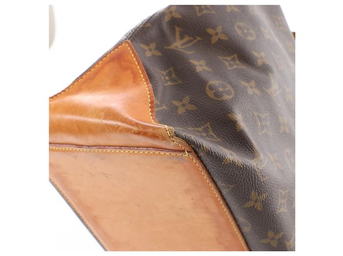 Borsa a Spalla Cabas Mezzo Monogram Louis Vuitton in Marrone M51151 - vista 11