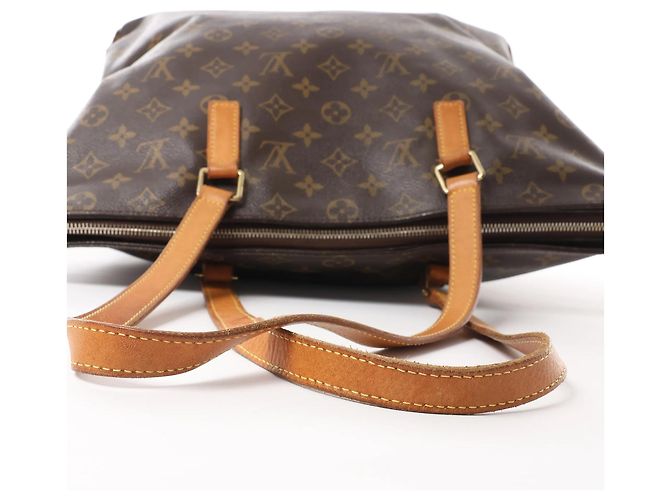 Borsa a Spalla Cabas Mezzo Monogram Louis Vuitton in Marrone M51151 - vista 6