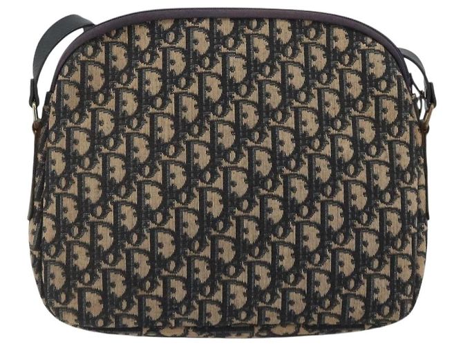 Christian Dior Trotter shoulder Canvas Blu navy - vista 2