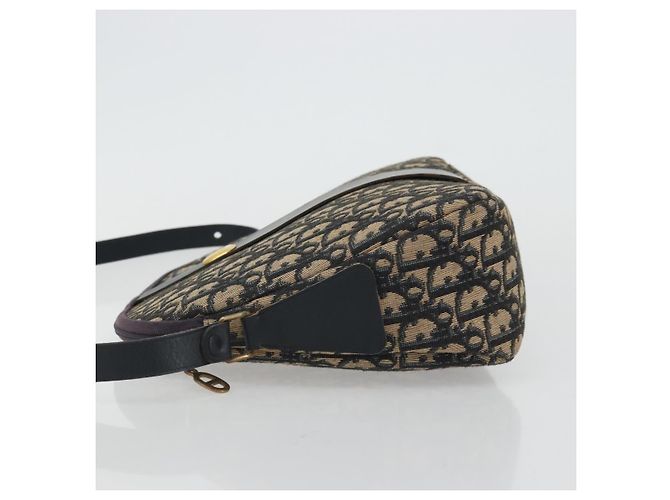 Christian Dior Trotter shoulder Canvas Blu navy - vista 4