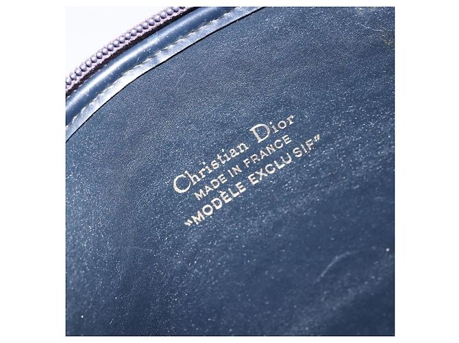 Christian Dior Trotter shoulder Canvas Blu navy - vista 6